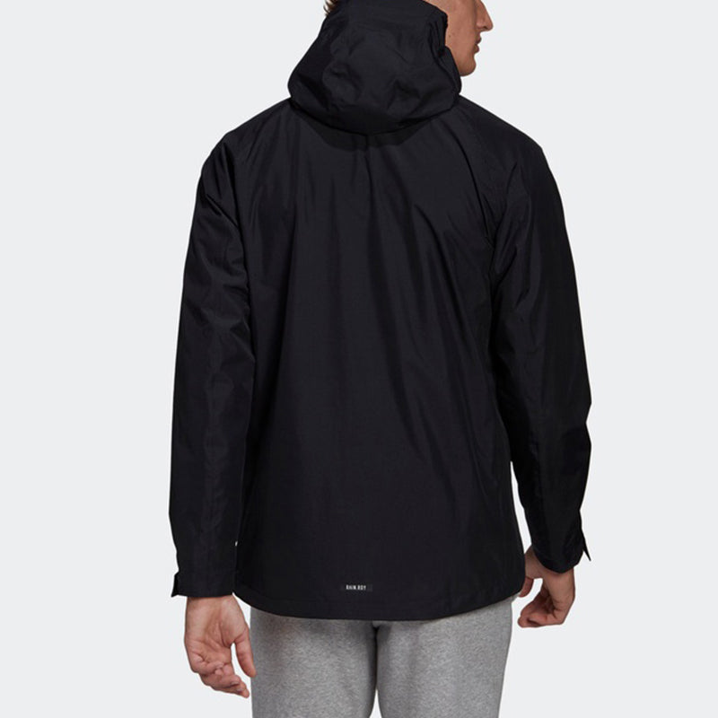 adidas 3 in 1 Wp Jkt Outdoor Sports Hooded Jacket Black GF0019