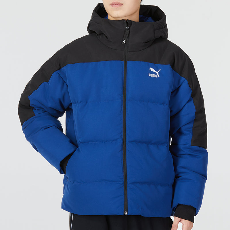 PUMA Colorblock Padded Down Jacket 'Blue' 537685-16