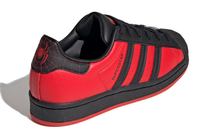 (GS) adidas Originals Superstar Shoes 'Red Black' GV7129