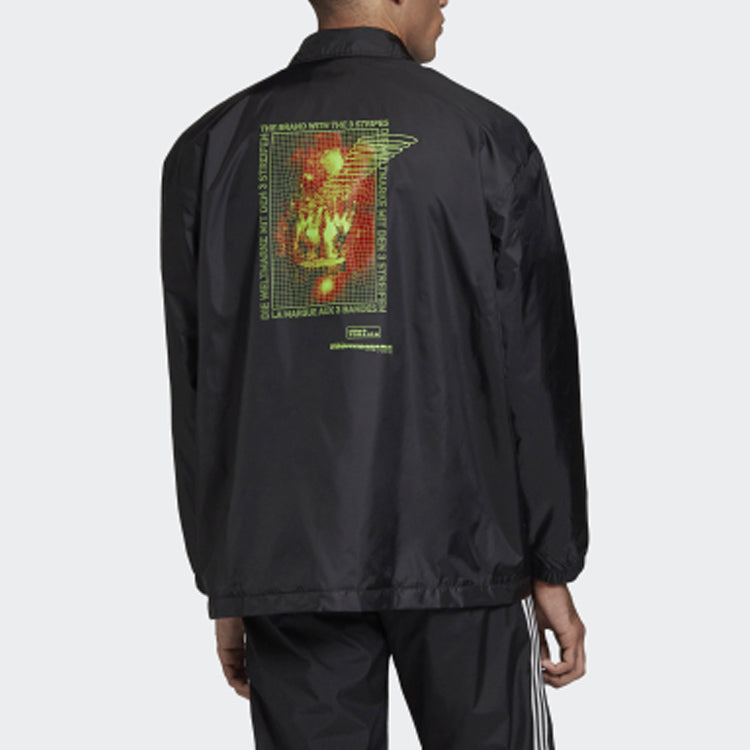 adidas originals Torsion Coachjk Sports Jacket Black GD6012