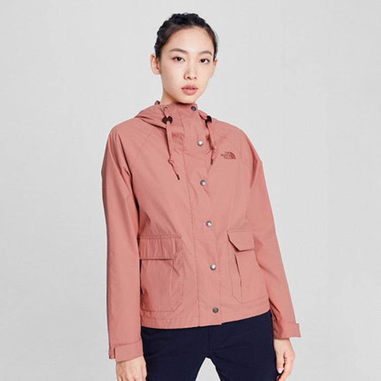 THE NORTH FACE Series Windproof Jacket Outdoor Windproof Water Repellent Pink 4NEY-R13