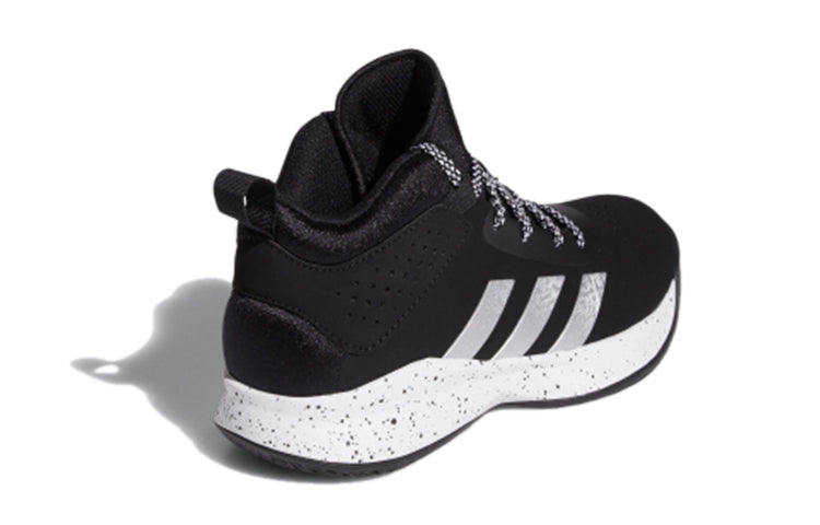 (PS) adidas Cross 'Em Up 5 J Wide 'Black Silver Metallic' FZ1473