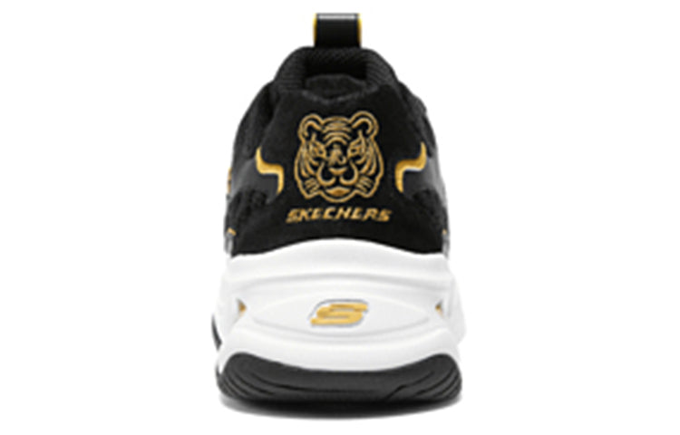 (WMNS) Skechers D'lites 'Black' 896069-BKGD