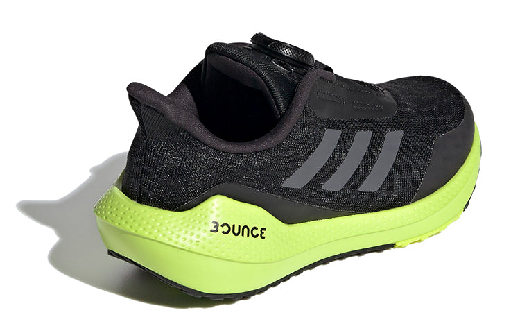 (GS) adidas EQ Run Boa K Shoes Black/Green FX2259