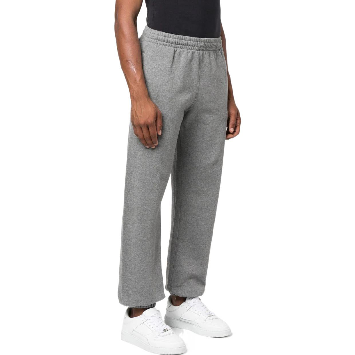 Men's Off-White FW22 Wave Diag Logo Stripe Bundle Feet Sports Pants/Trousers/Joggers Gray OMCH029F22FLE0080801