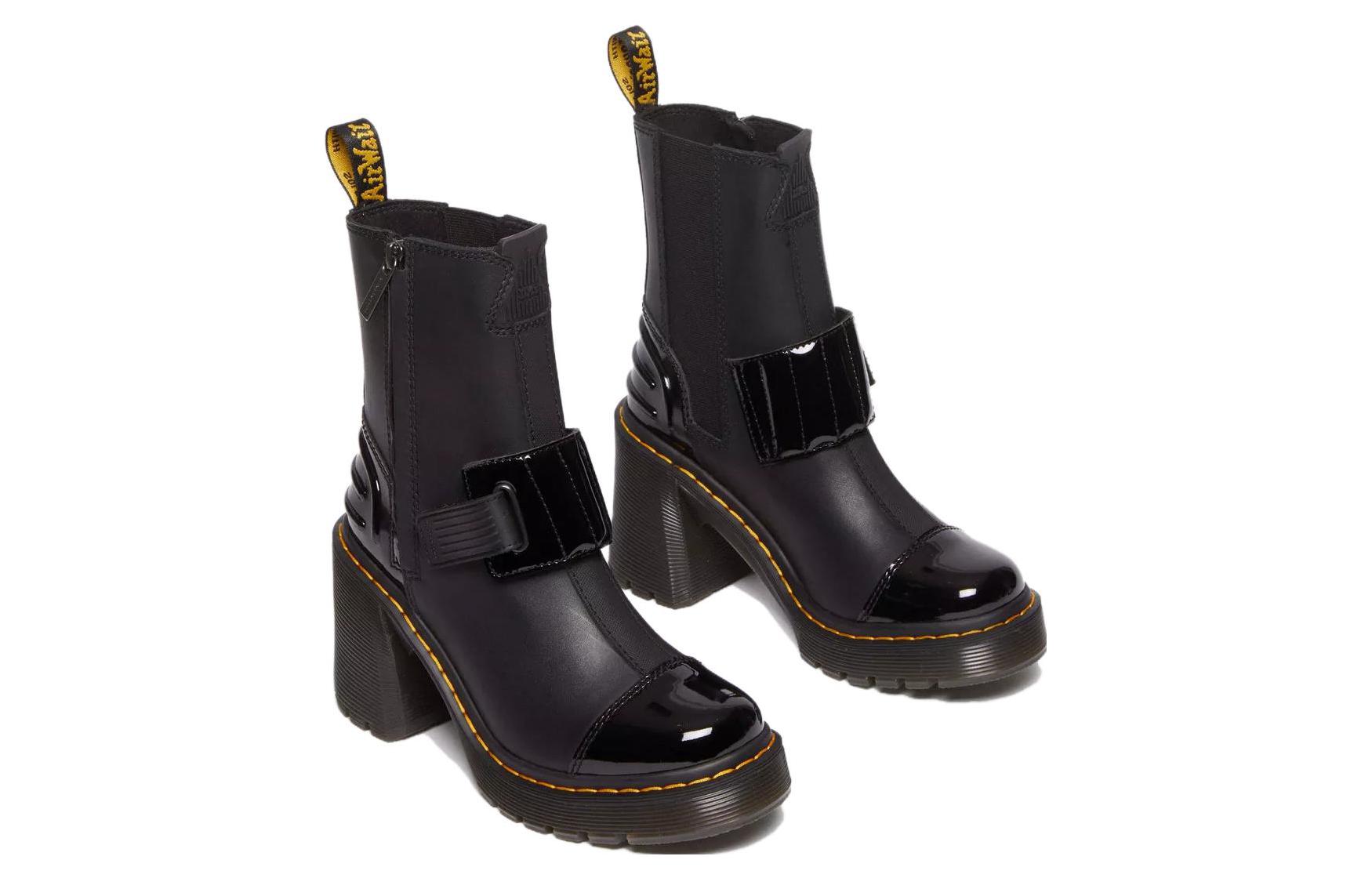 (WMNS) Dr.Martens Gaya Alternative Leather Heeled Chelsea Boots 'Black' 31012001