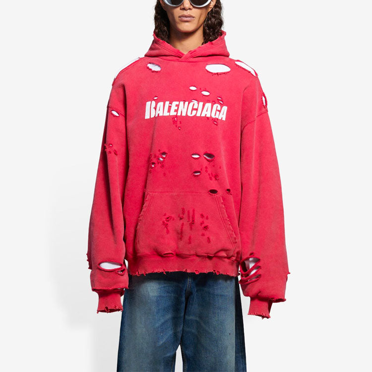 Balenciaga SS21 'S OTHER MATERIALS SWEATSHIRT Red 659403TKVB66295