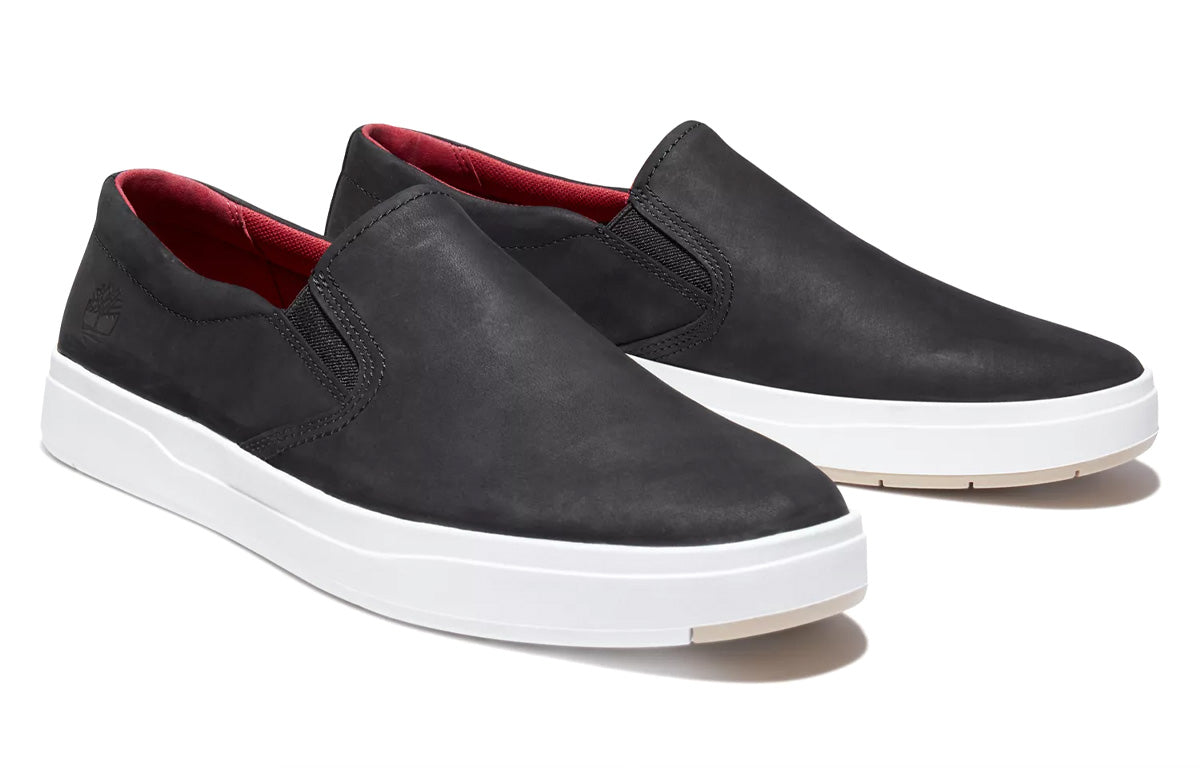 Timberland Davis Square Slip-Ons 'Black Nubuck' A2QRM001