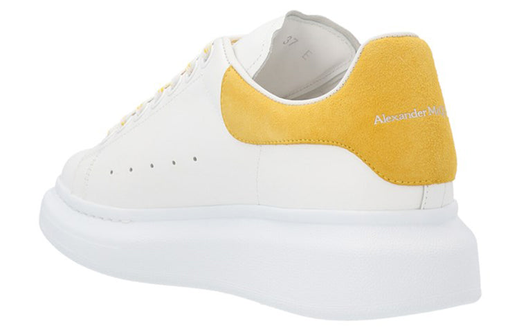 (WMNS) Alexander McQueen Oversized Shoes 'White Yellow' 719412WHGP79429