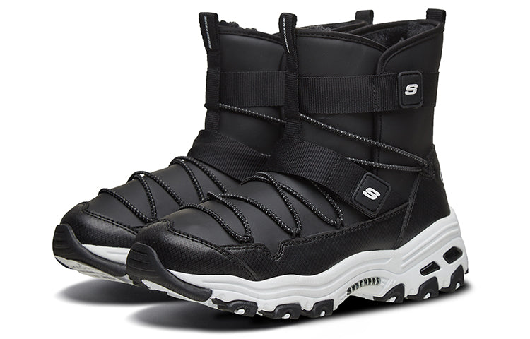 (GS) Skechers DLites Boots 'Black' 664097L-BLK