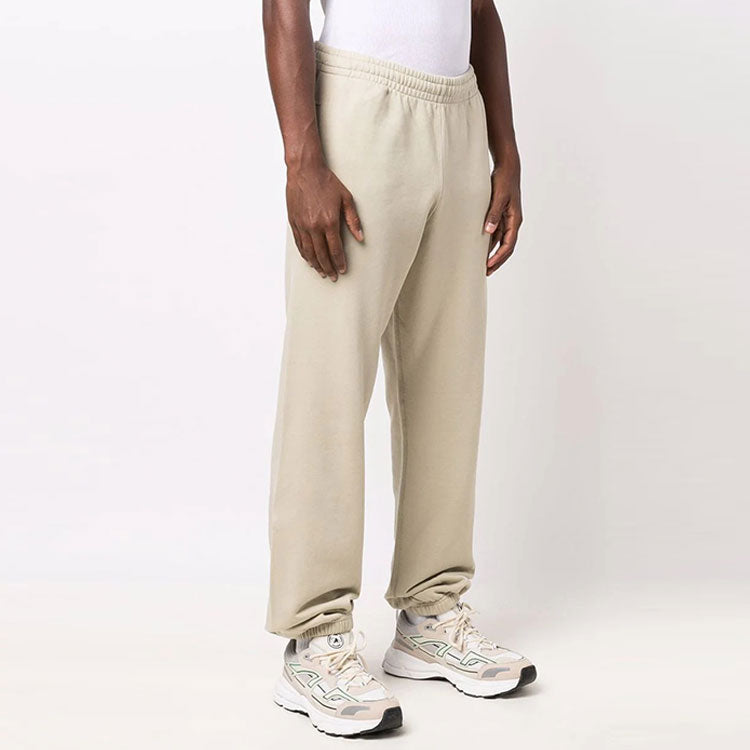 Men's Off-White FW21 Arrow Solid Color Bundle Feet Sports Pants/Trousers/Joggers Loose Fit Khaki OMCH029F21FLE0011717