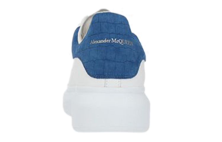Alexander McQueen Oversized Sneaker 'White Blue Crocodile' 625162WHZ4K9255