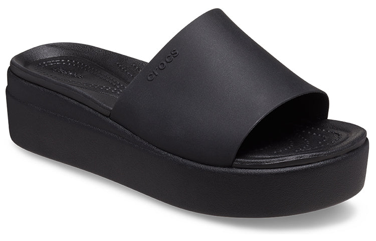 (WMNS) Crocs Brooklyn Slide 'Black' 208728-001