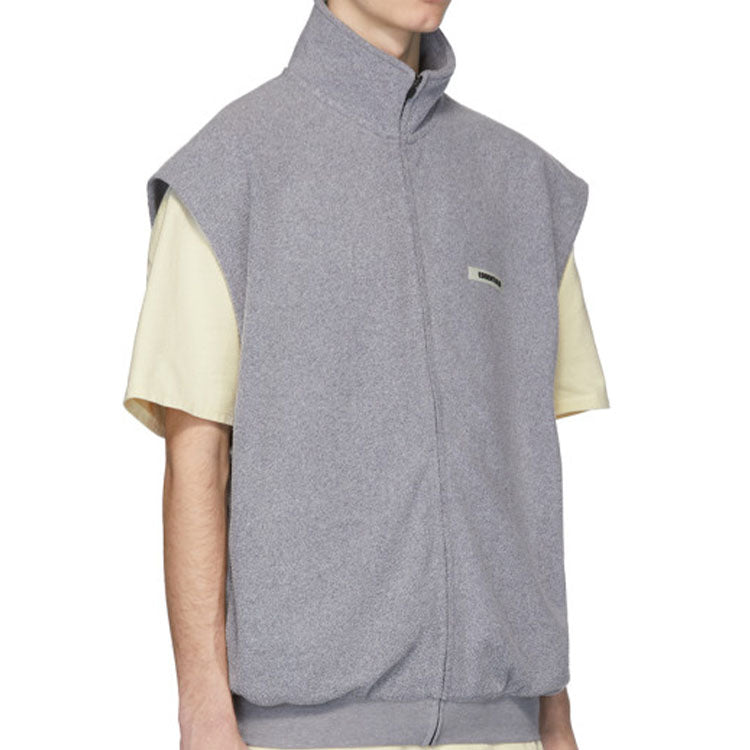 Fear of God Essentials Polar Fleece Vest 'Grey' 201161M185015