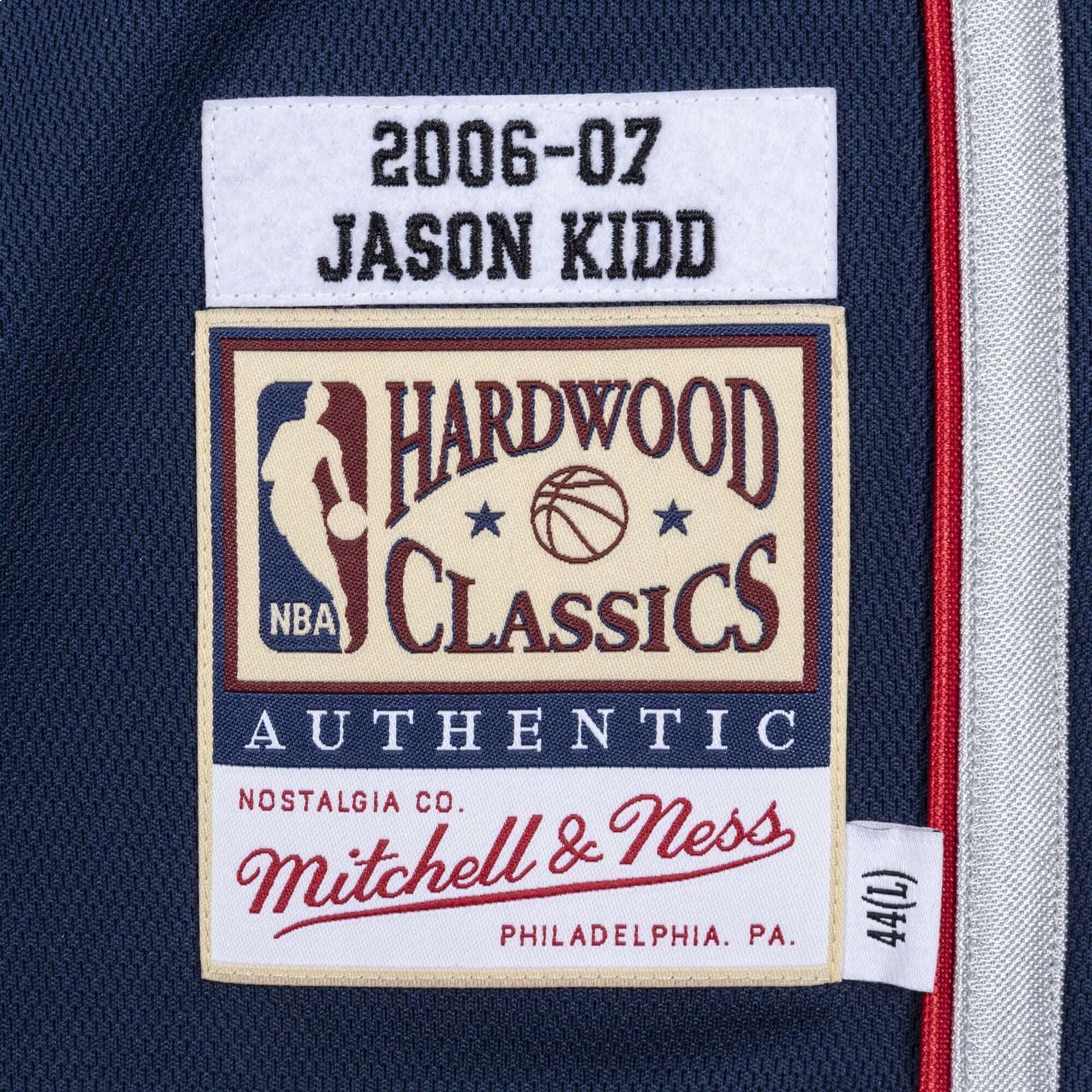 Mitchell & Ness x NBA New Jersey Nets 2006-07 Jerseys 'Jason Kidd 5' AJY4AC19094-NJNNAVY06JKI