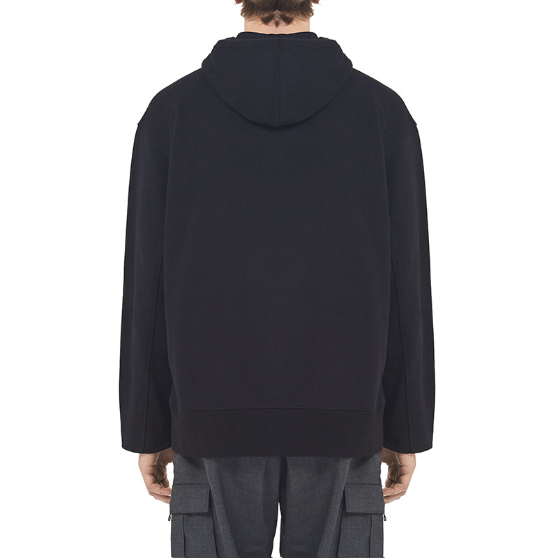 Men's Y-3 Solid Color Hooded Black FN3379-58W