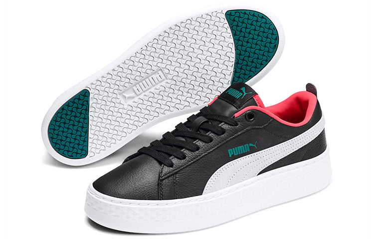 (WMNS) PUMA Smash Platform SoftFoam 'Black And White' 366487-16