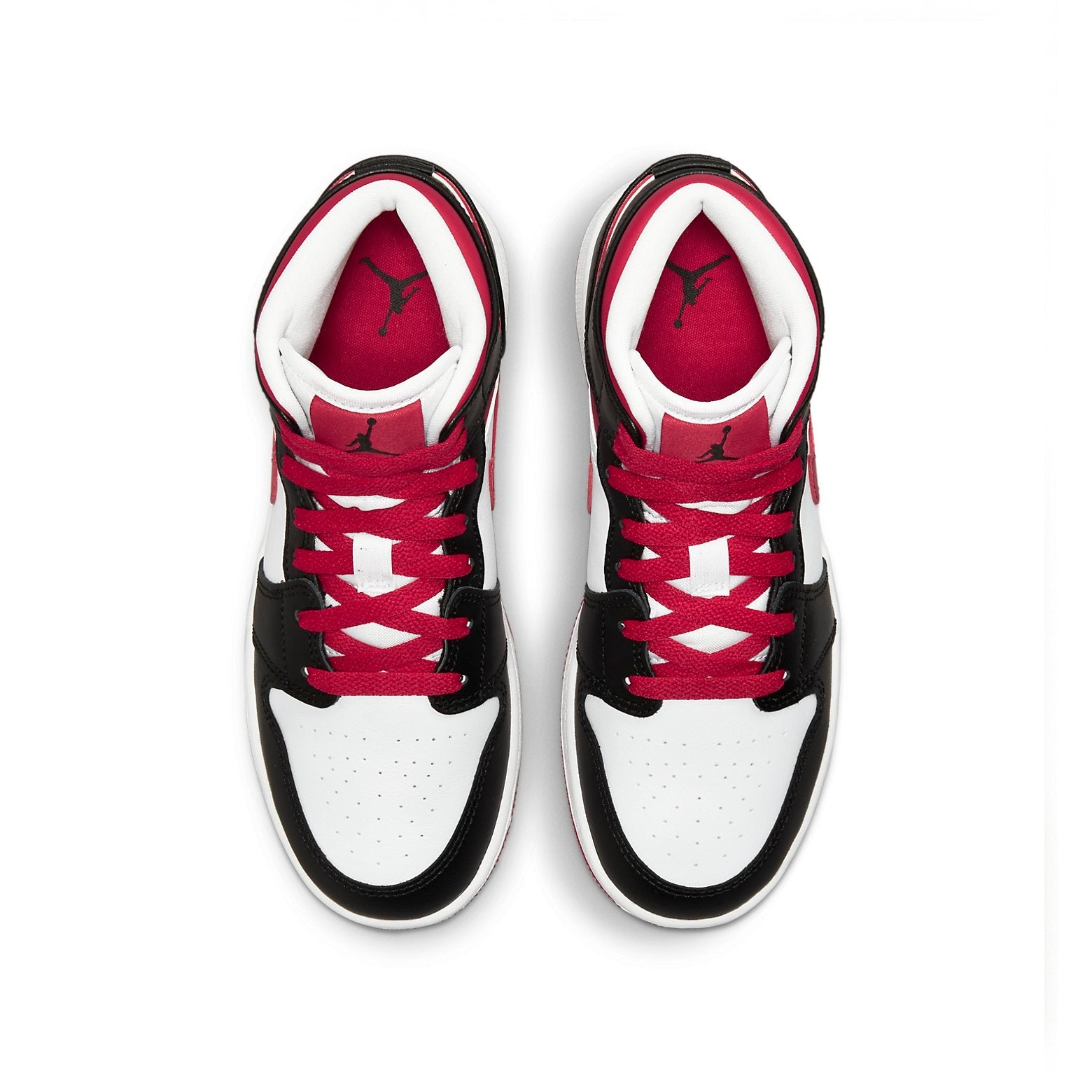 (GS) Air Jordan 1 Mid 'White Very Berry' 554725-016