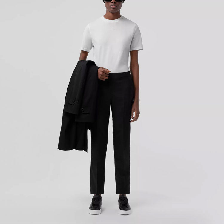Burberry SS21 Embroidery Cotton White 80419661