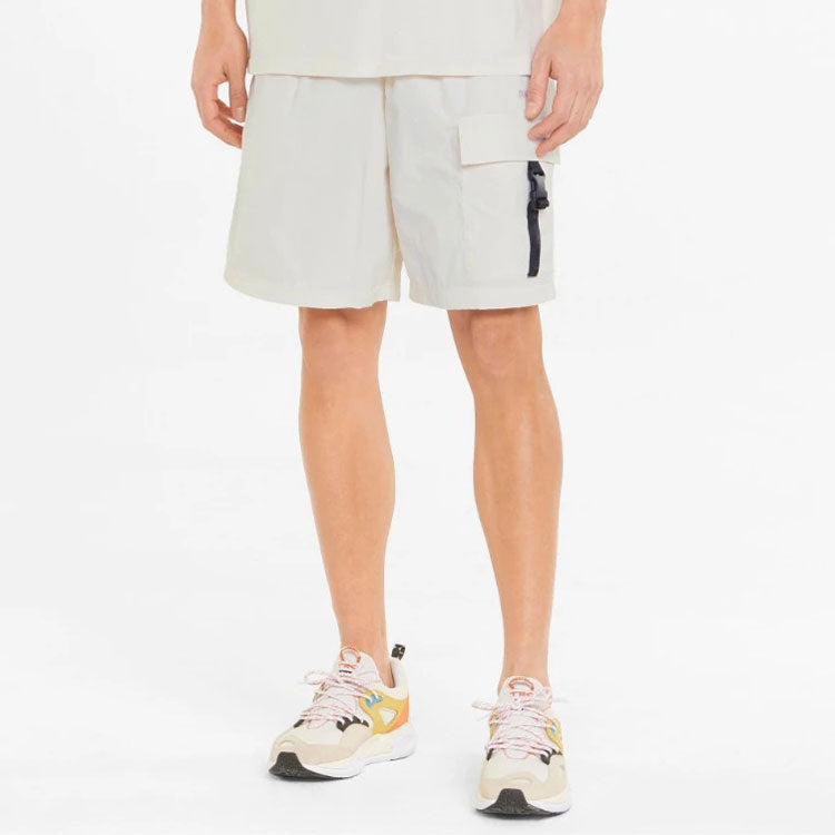 PUMA Hill Camp Cargo Shorts 'White' 535407-65