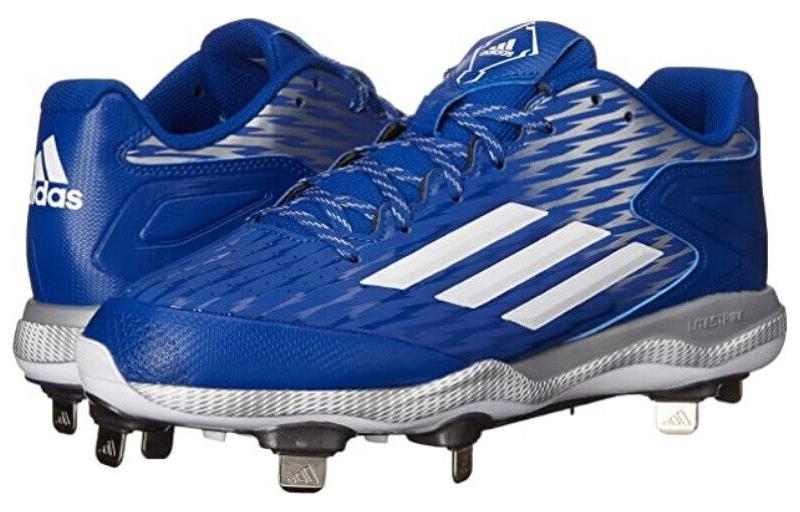 adidas PowerAlley Low Metal Baseball Cleats 'Blue' S84763