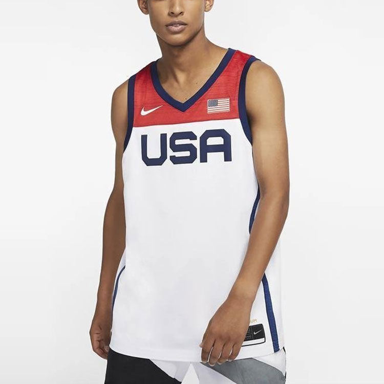 Nike USA National Team FIBA Jersey 'White' CQ0147-100