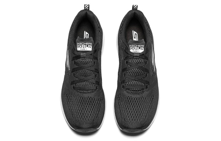 Skechers Pure 2 Low-Top Black/White 220204-BKW