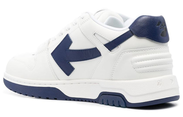 Off-White Out Of Office Low-Top Sneakers 'White Navy' OMIA189C99LEA0040142