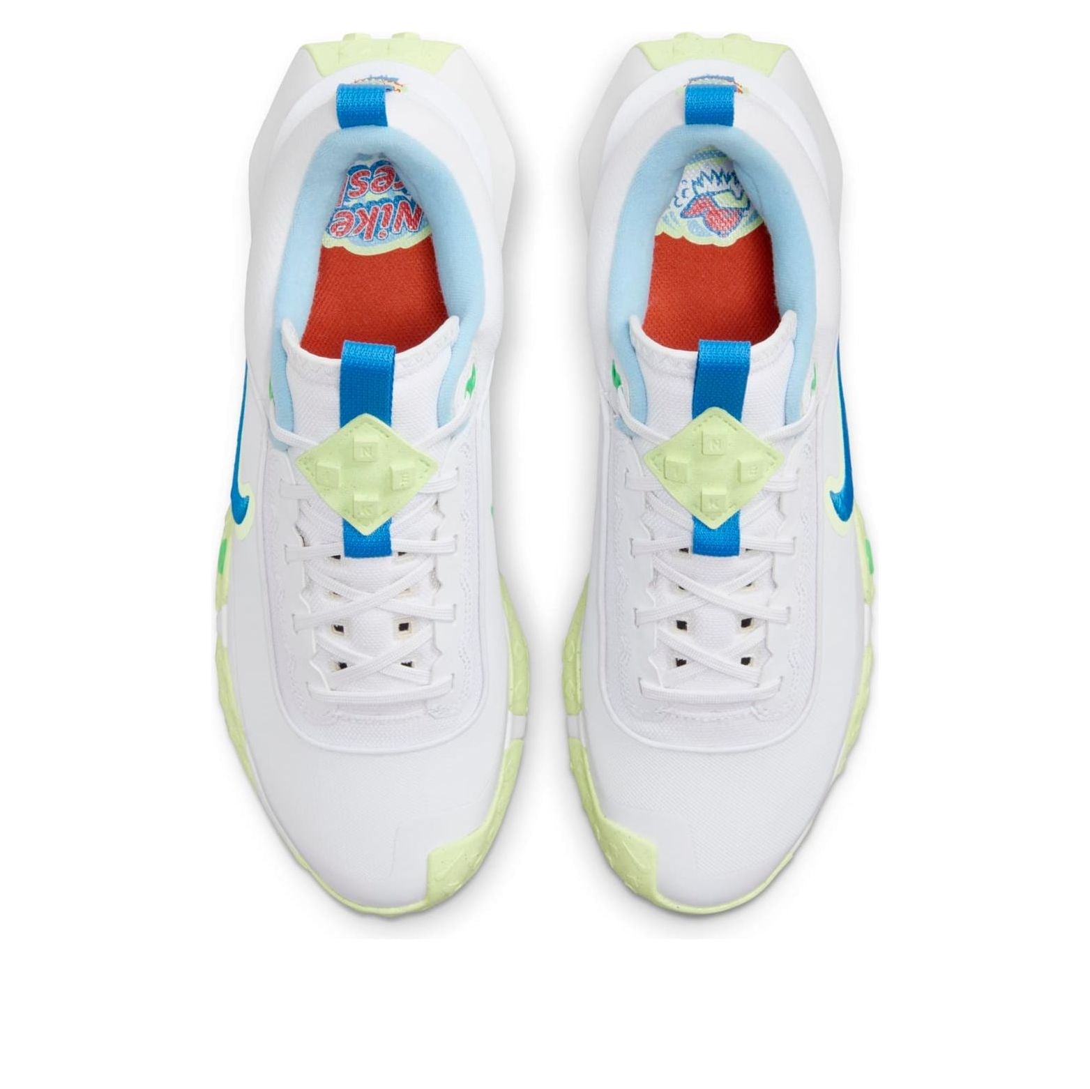 Nike Air Diamond Varsity Turf  'White Volt Blue' FN7454-101