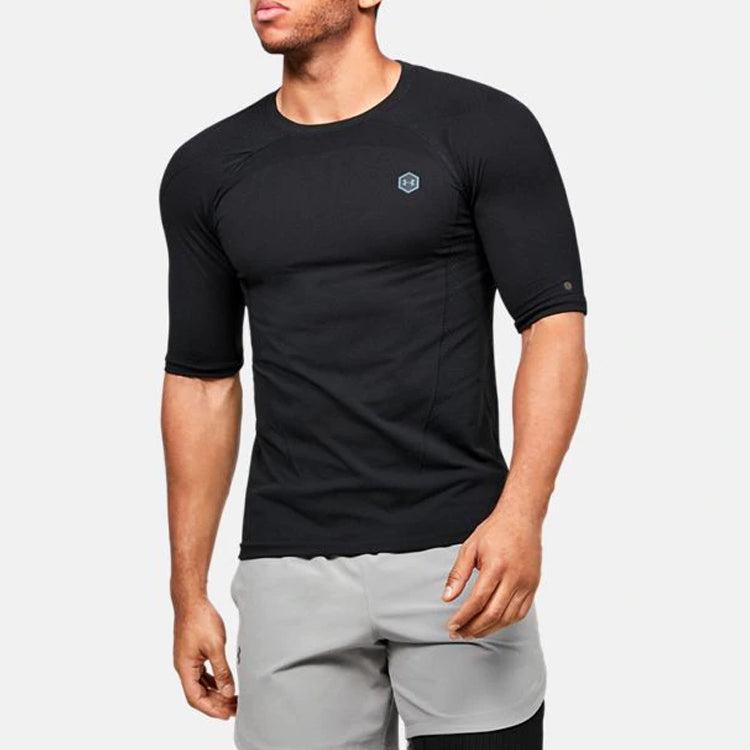 Men's Under Armour RUSH Seamless Short Sleeve Black 1351451-001