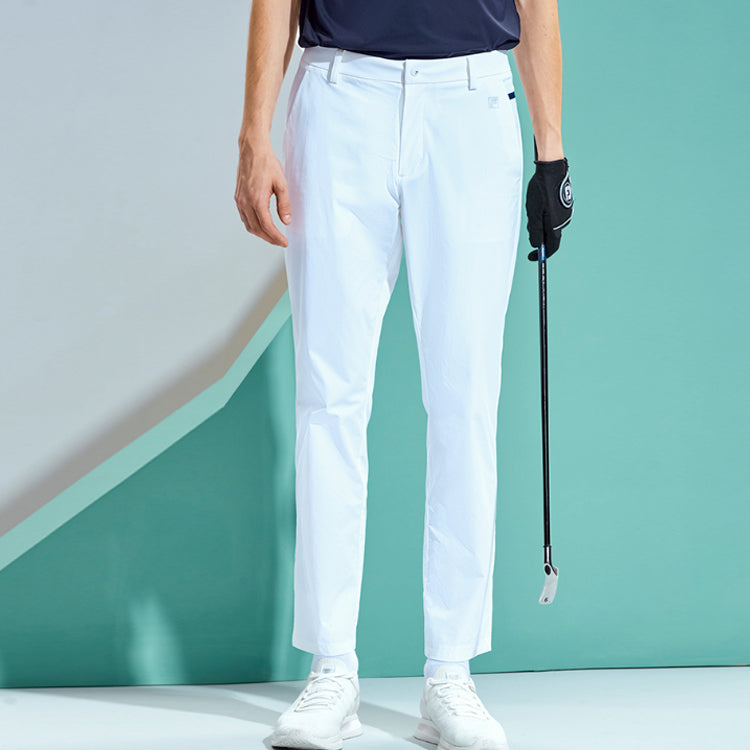 FILA ATHLETICS Woven Slim Fit Casual Sports Pants White A11M025803F-WT