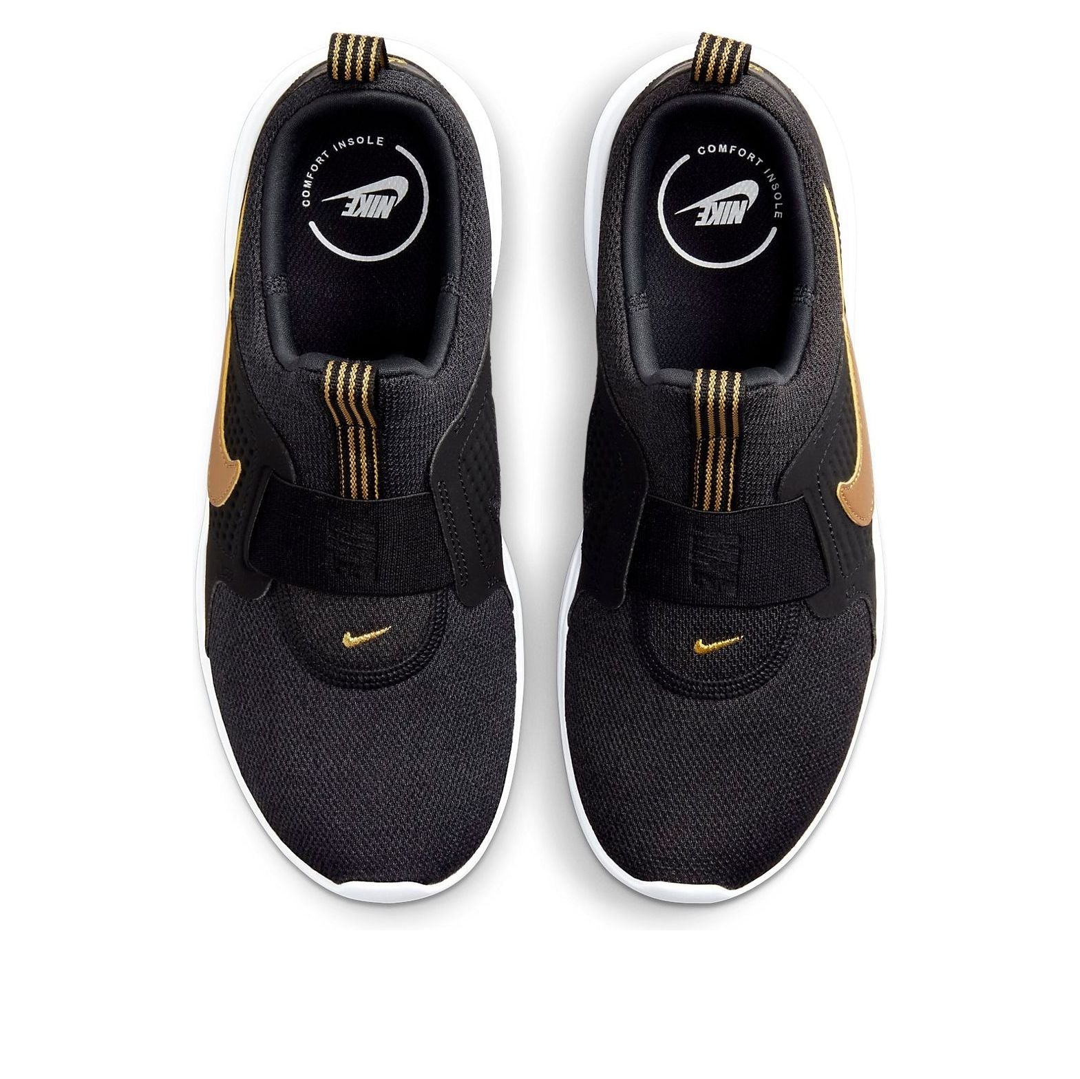 (WMNS) Nike AD Comfort 'Black Metallic Gold' DO5884-001