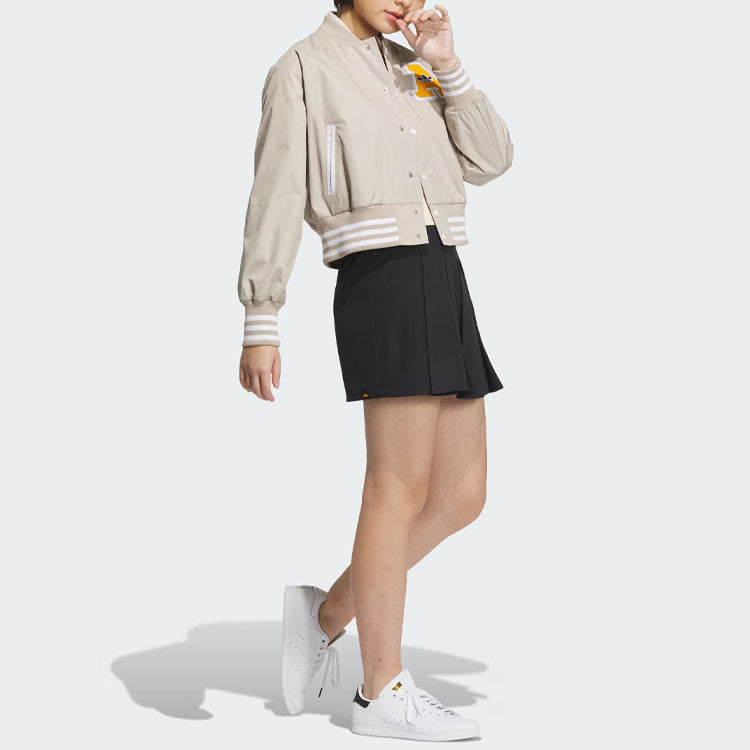 (WMNS) adidas Originals Collegiate Bomber Jackets 'Beige' IU4770