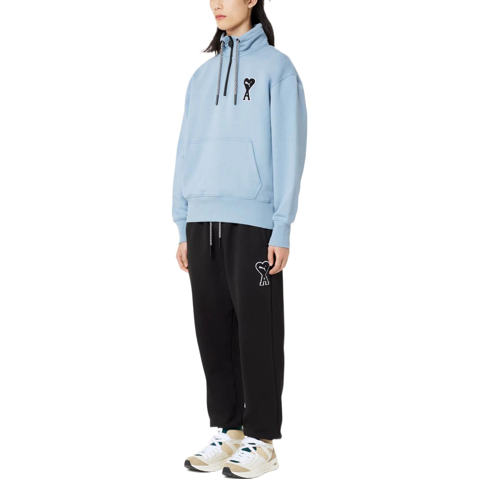 PUMA X Ami Half Zip Sweatshirt 'Blue' 535993-73