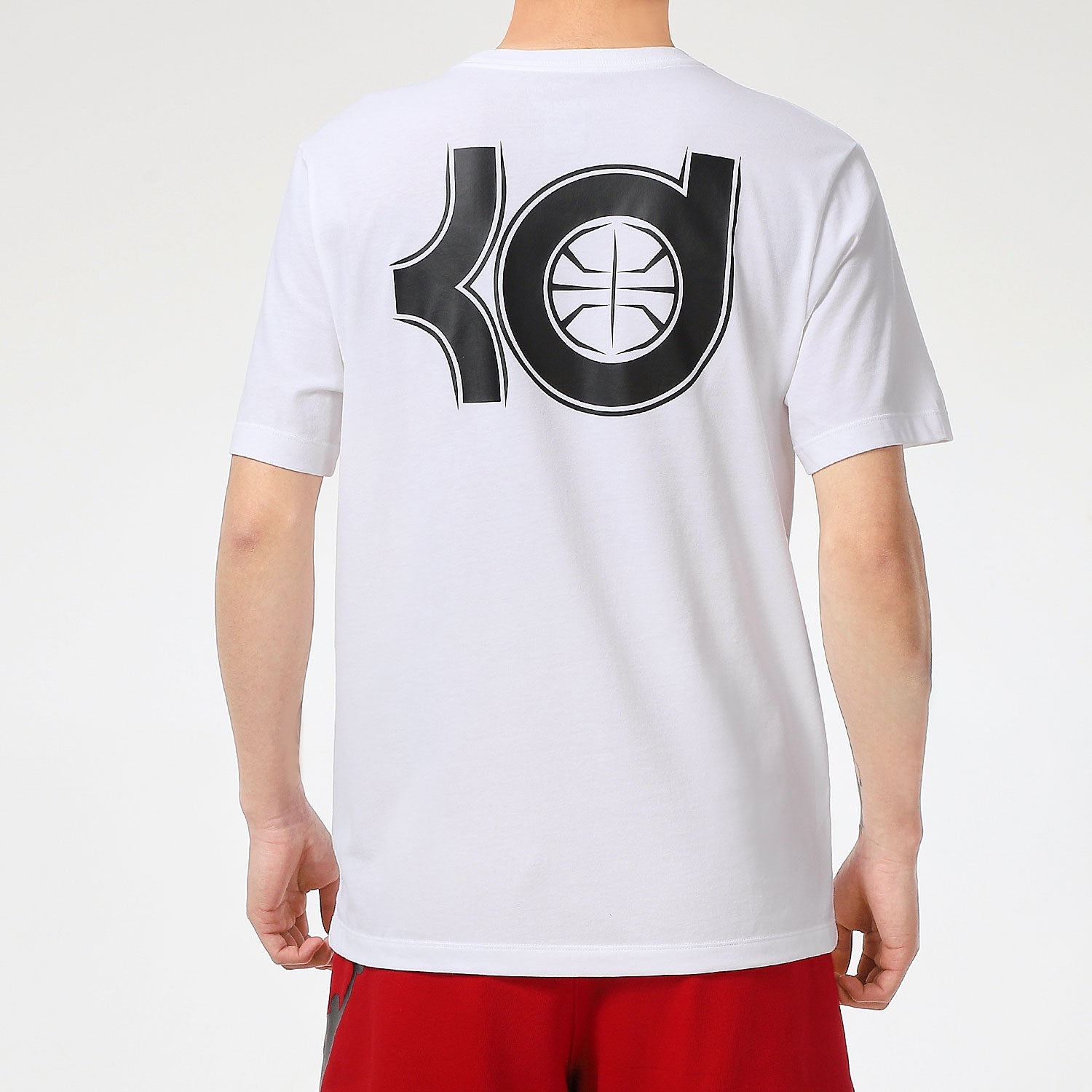 Nike Dri-FIT KD Durant Printing Sports Round Neck Basketball Short Sleeve White DD0776-100