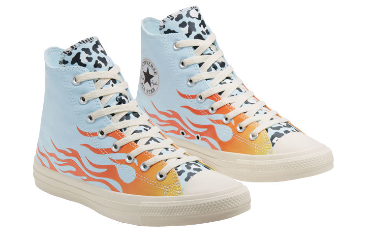 Converse Chuck Taylor All Star High 'Twisted Archive Print - Flame' 167927C
