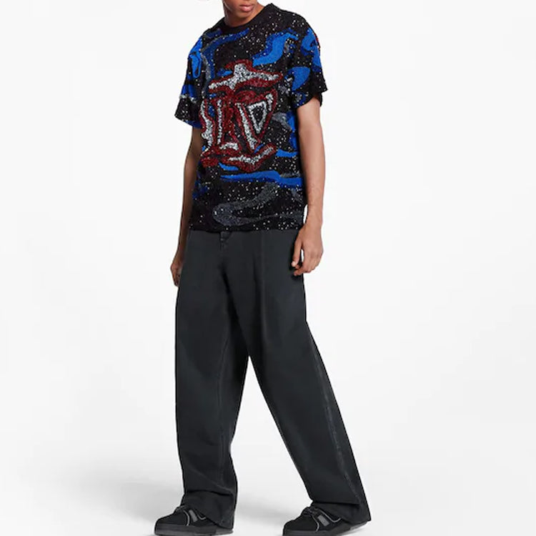 LOUIS VUITTON LV Smoke Hand Embroidered For Men Multi-color 1A5PG