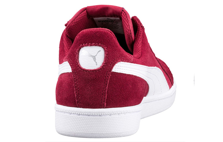PUMA Smash Suede Retro Low Top skate shoes Red 361730-18