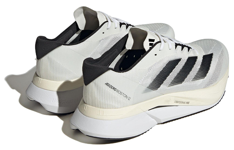 adidas Adizero Boston 12 'Cloud White Black Night Metallic' ID4236