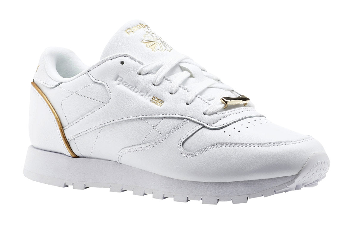 (WMNS) Reebok Classic Leather Hardware 'White Sleek Metallic' BS9878