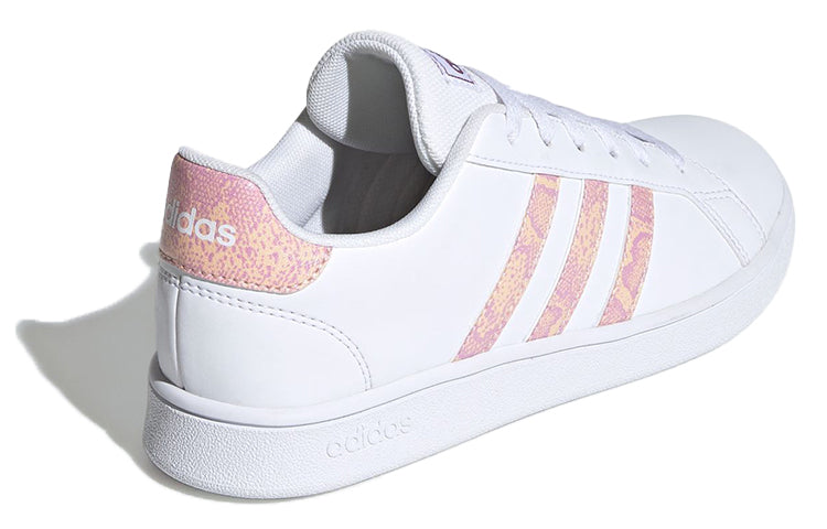 (GS) adidas neo Grand Court K 'White Rose Pink' FY3990