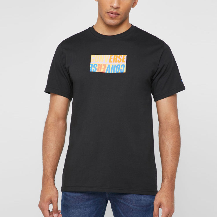 Converse Reverse Box Tee Asia Sizing 'Black' 10008541-A05