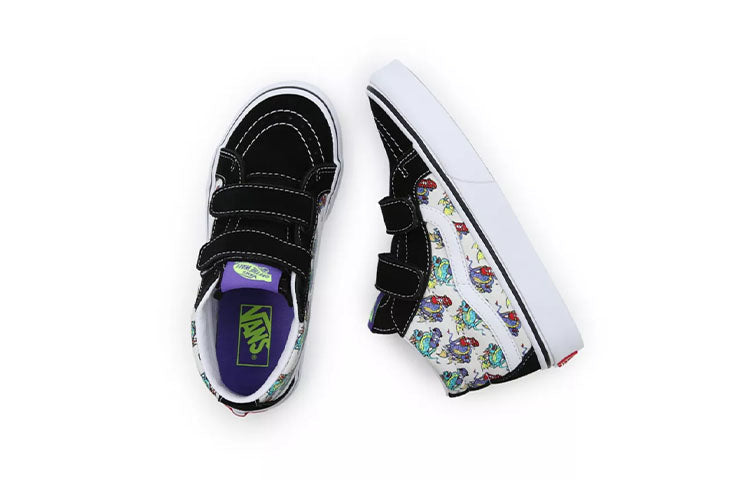 (GS) Vans Skate Dragon Sk8-Mid 'Black White' VN0A38HHARH