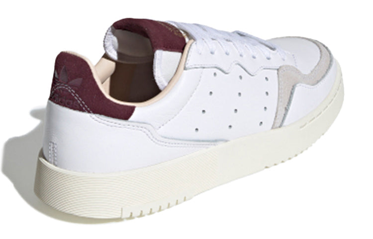 (WMNS) adidas Supercourt 'White Burgundy' EF9225