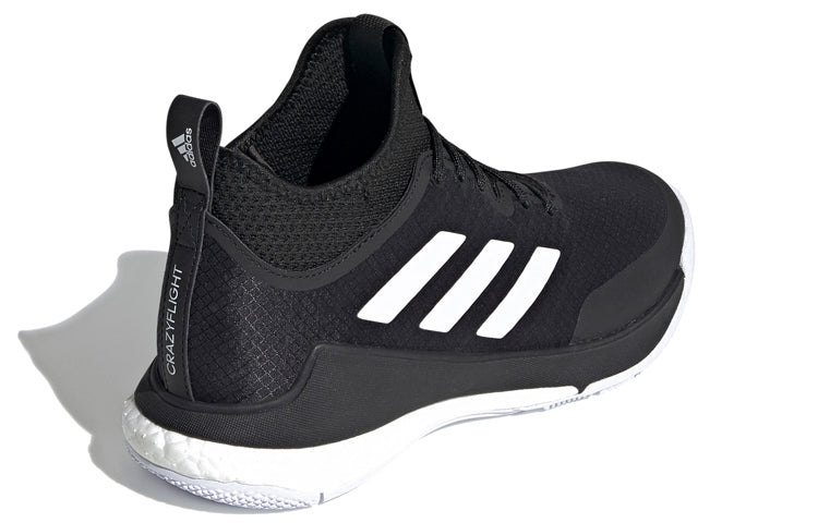 (WMNS) adidas Crazyflight Mid 'Black White' FU8306