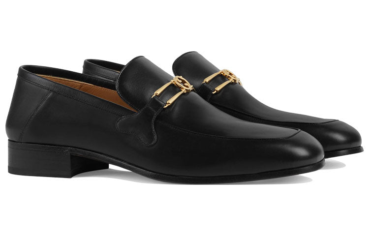 Gucci Interlocking G Loafers 'Black' 598348-06F10-1000