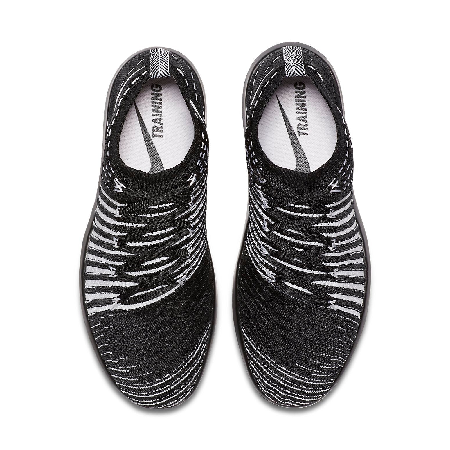 (WMNS) Nike Free Transform Flyknit 'Black White' 833410-010