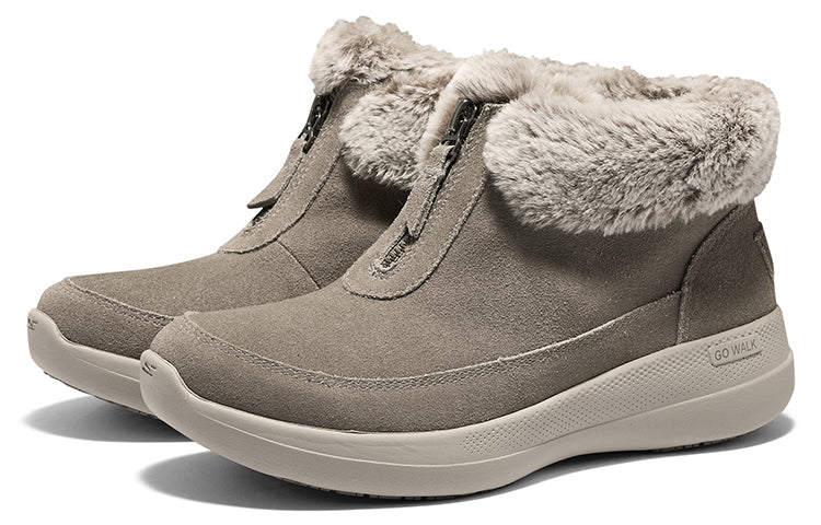 (WMNS) Skechers Go Walk Stability Boots 'Brown' 144664-DKTP