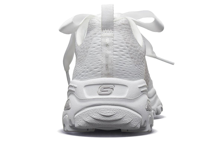 (WMNS) Skechers D'lites 1.0 GS White 66666196-WHT
