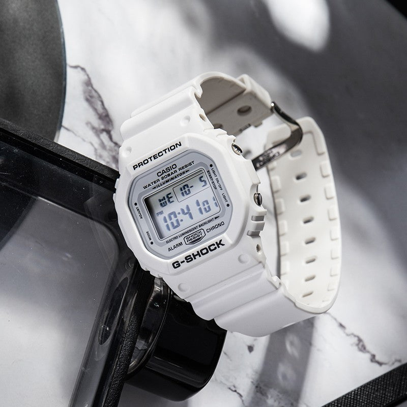 CASIO G-Shock Square 'White' DW-5600MW-7